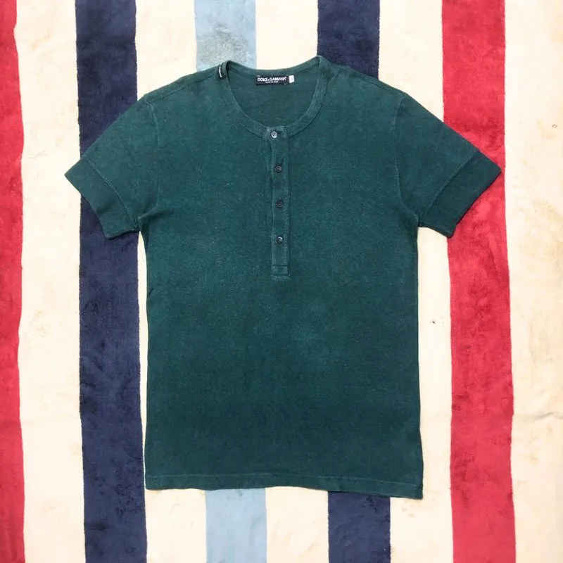Dolce & Gabbana Henley Short-Sleeve T-Shirt photo 1