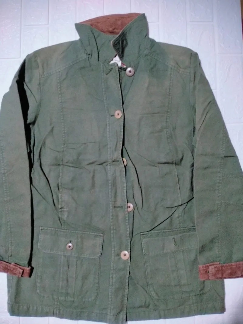 L.L bean parka hijau zaitun photo 1
