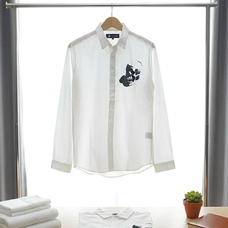 Andy Warholl by Hysteric Glamour Japan Skull White Shirt L/S photo 1