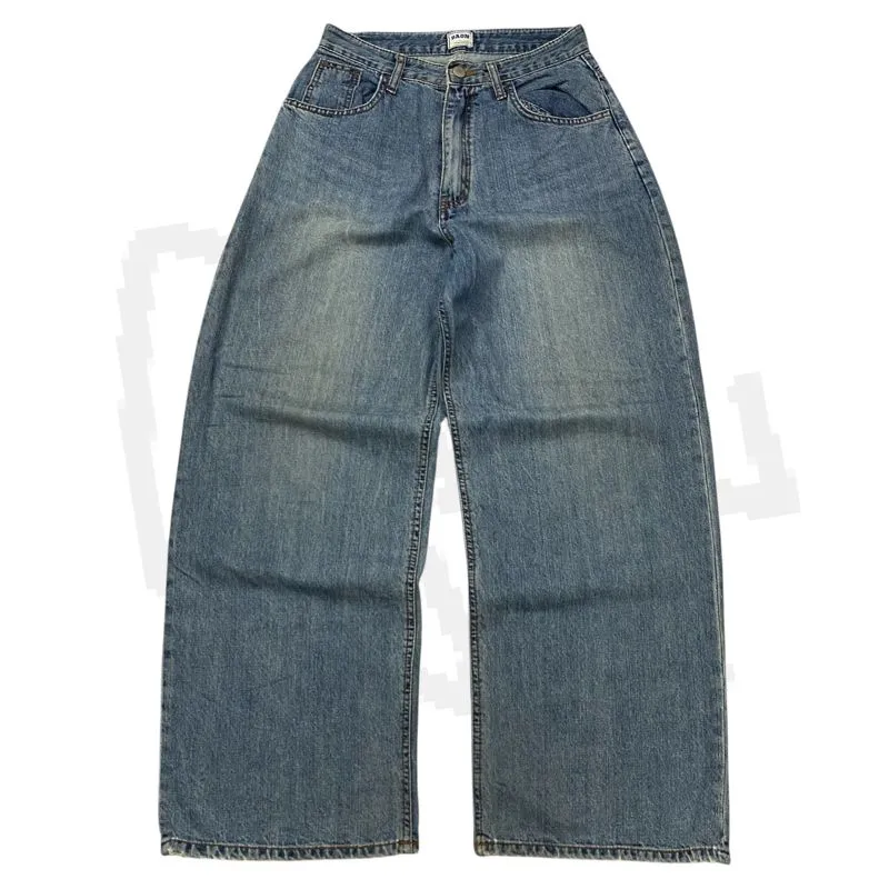 BAON baggy blue washed jeans photo 1