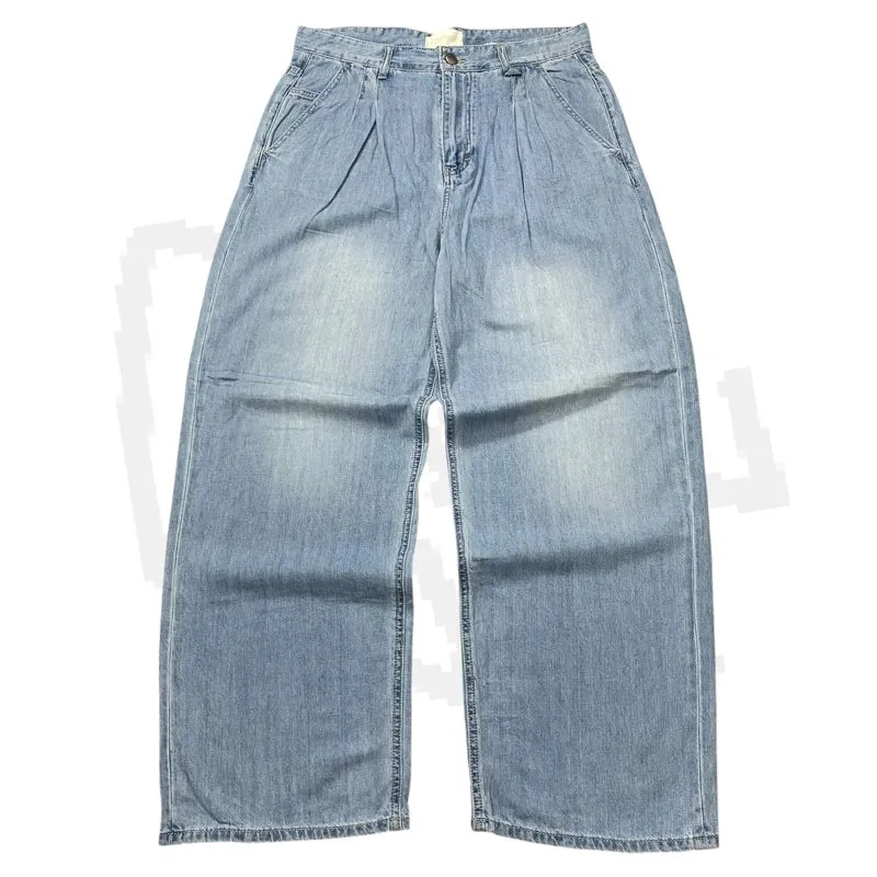 Fottners Baggy blue washed jeans photo 1