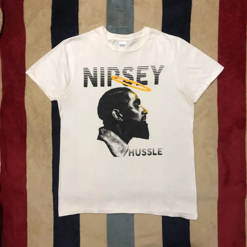 Nipsey Hussle White Tribute T-Shirt photo 1