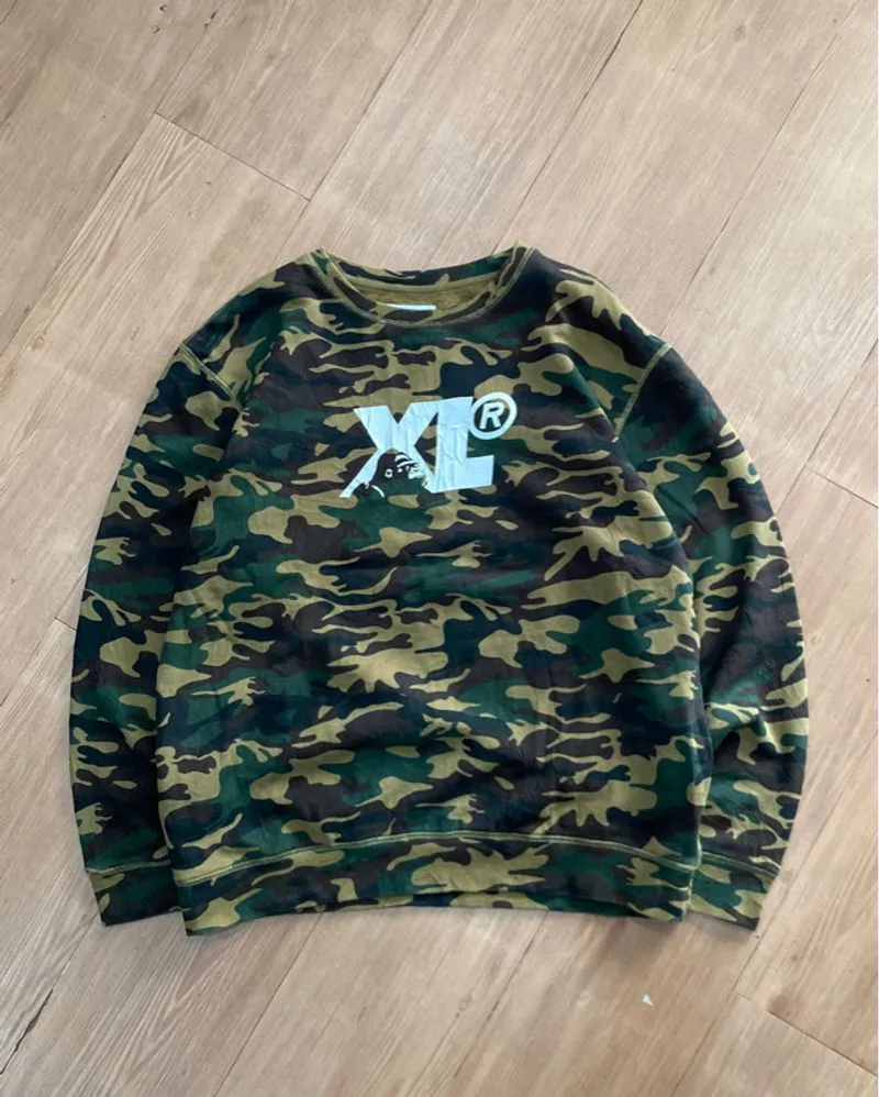 JAPANESE BRAND XLARGE CAMOUFLAGE SWEATSHIRT photo 1