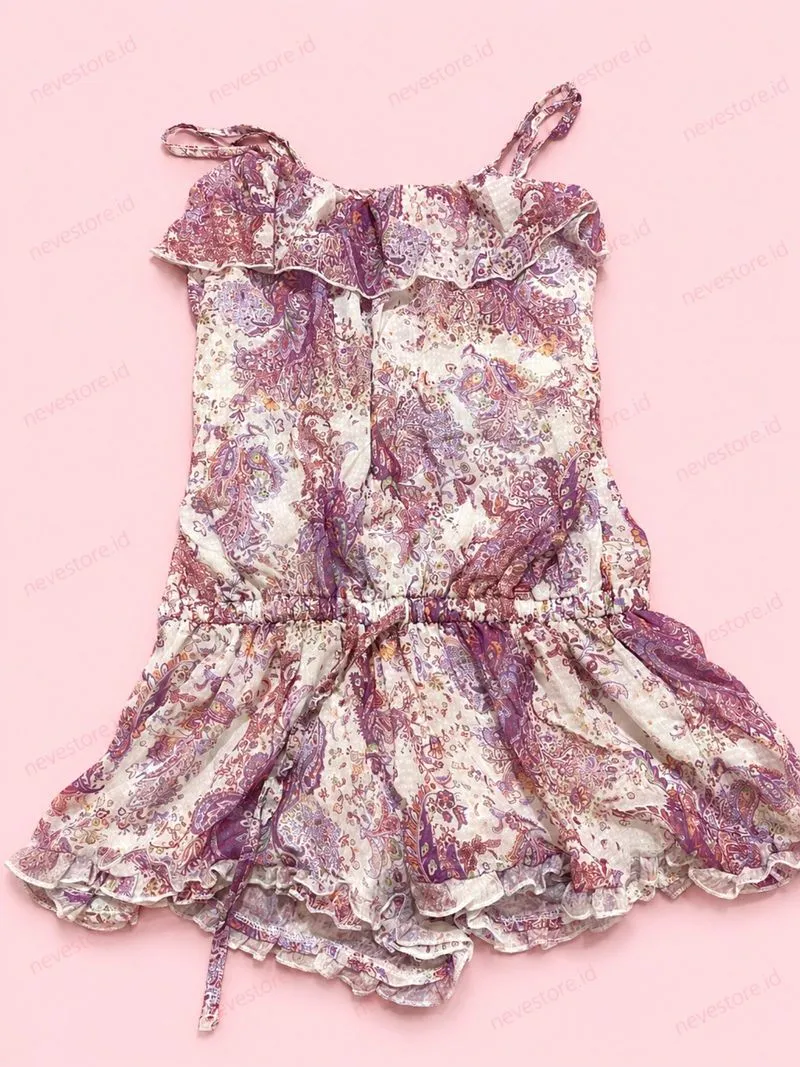 Jumpsuit Pink Abstract photo 1