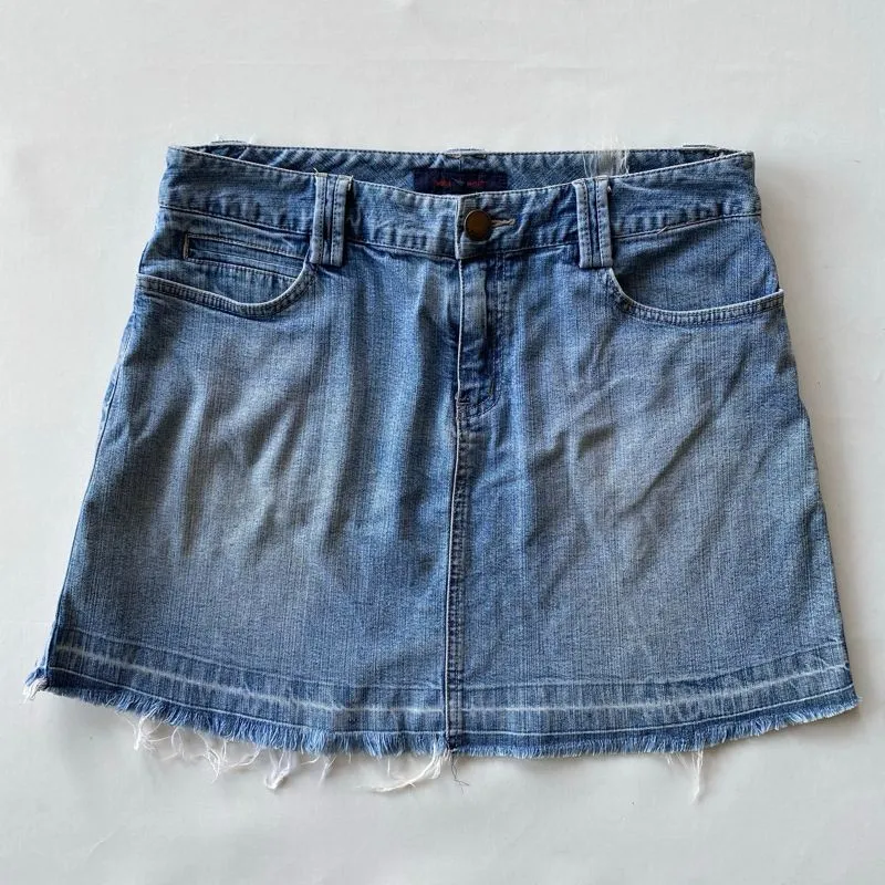 bossini mini denim skirt photo 1