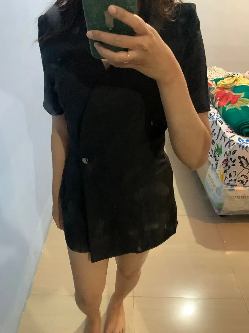 Dress hitam photo 1