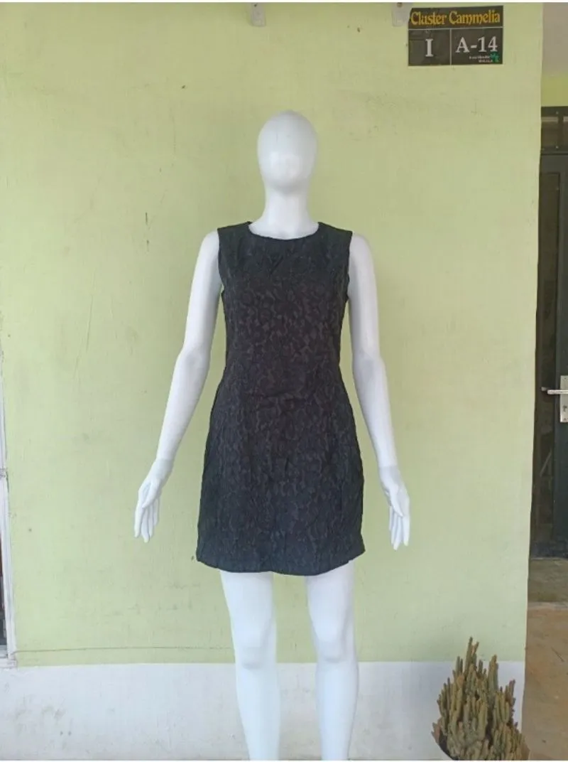 DRESS MINI HITAM 20RB photo 1