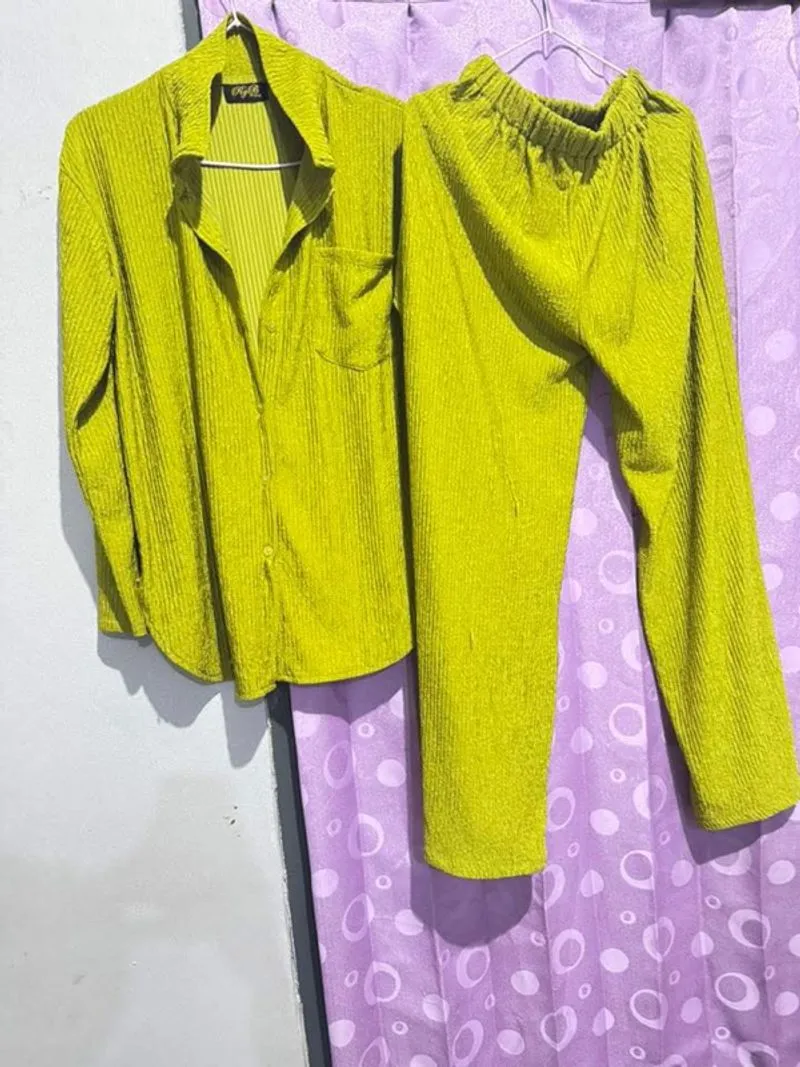 ONE SET BAHAN MERAR warna lemon photo 1