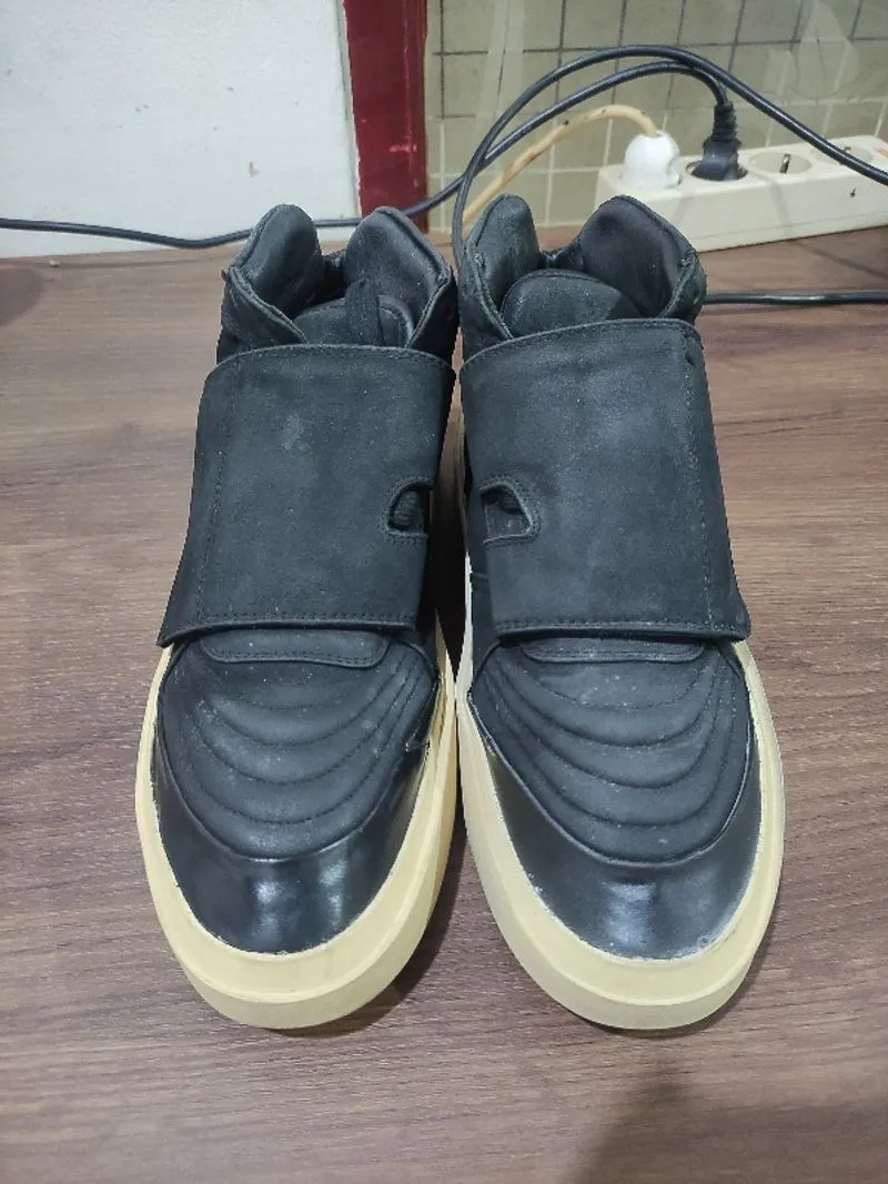 FEAR OF GOD Black Skate Mid REFLECTIVE photo 1