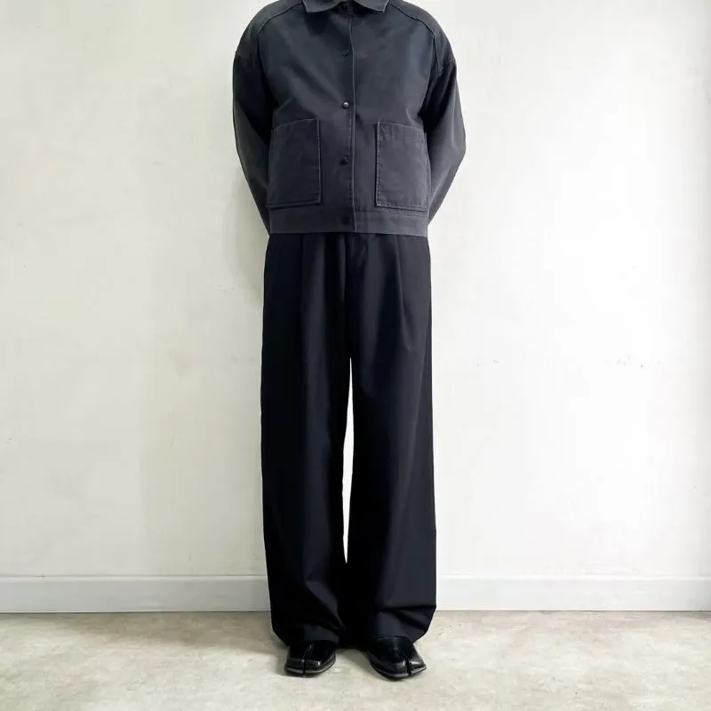 Avandress pleated slacks smart trousers wide leg black.  photo 1