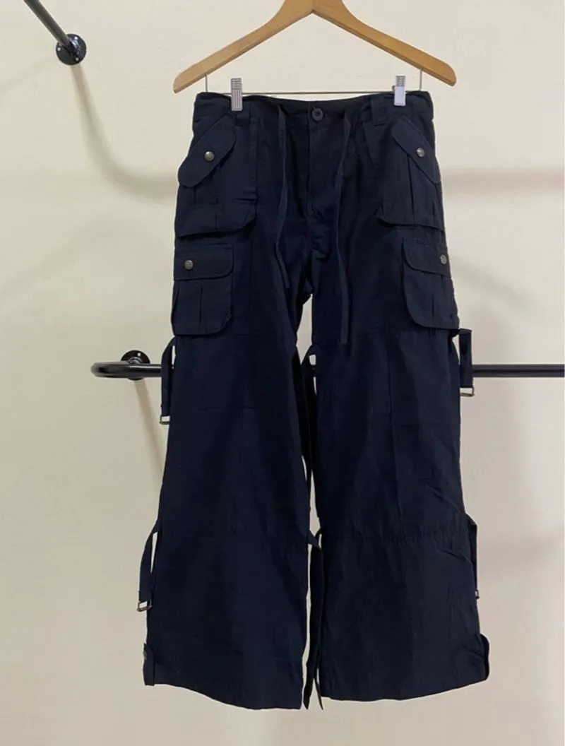 Bondage pants multipocket military style photo 1