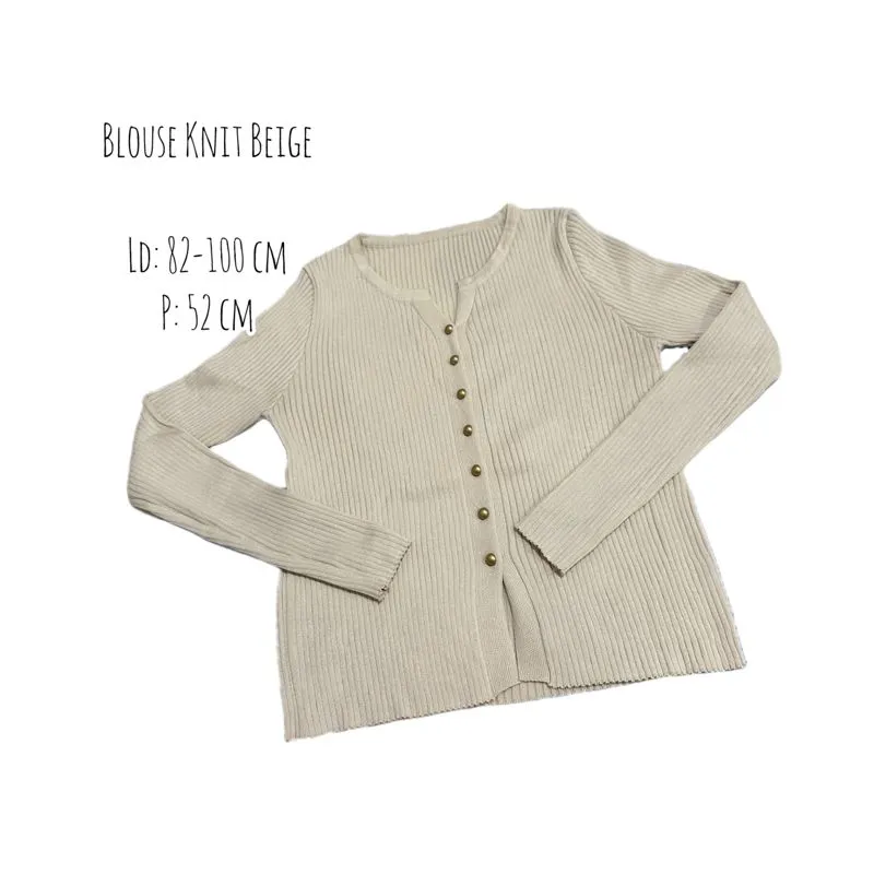 Blouse Rajut Beige photo 1