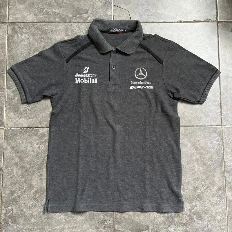 Mercedes Benz AMB Grey Polo Shirt Beli Diluar Negeri photo 1