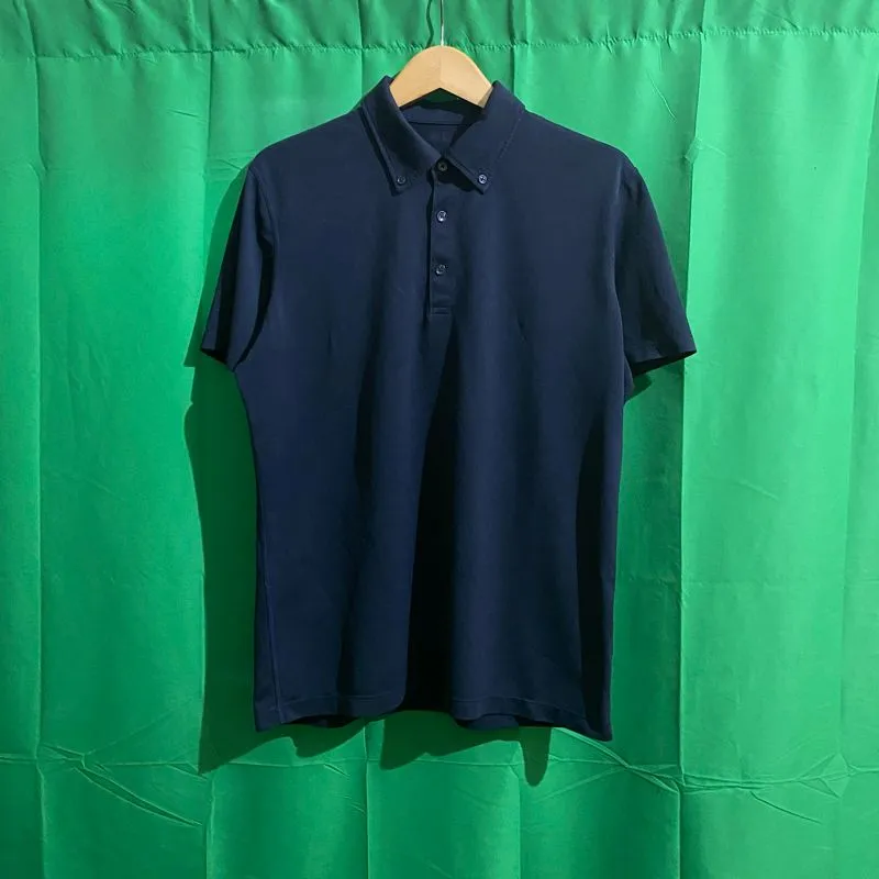 Polo Uniqlo - Size XL fit L - Baju dry fit charcoal photo 1