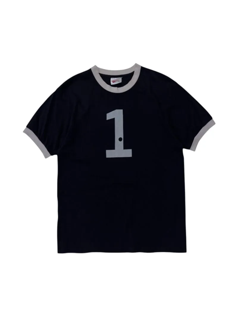 VINTAGE NIKE RINGER TEE NUMBER ONE photo 1