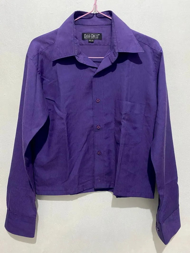 RITA RICCI PURPLE SHIRT photo 1