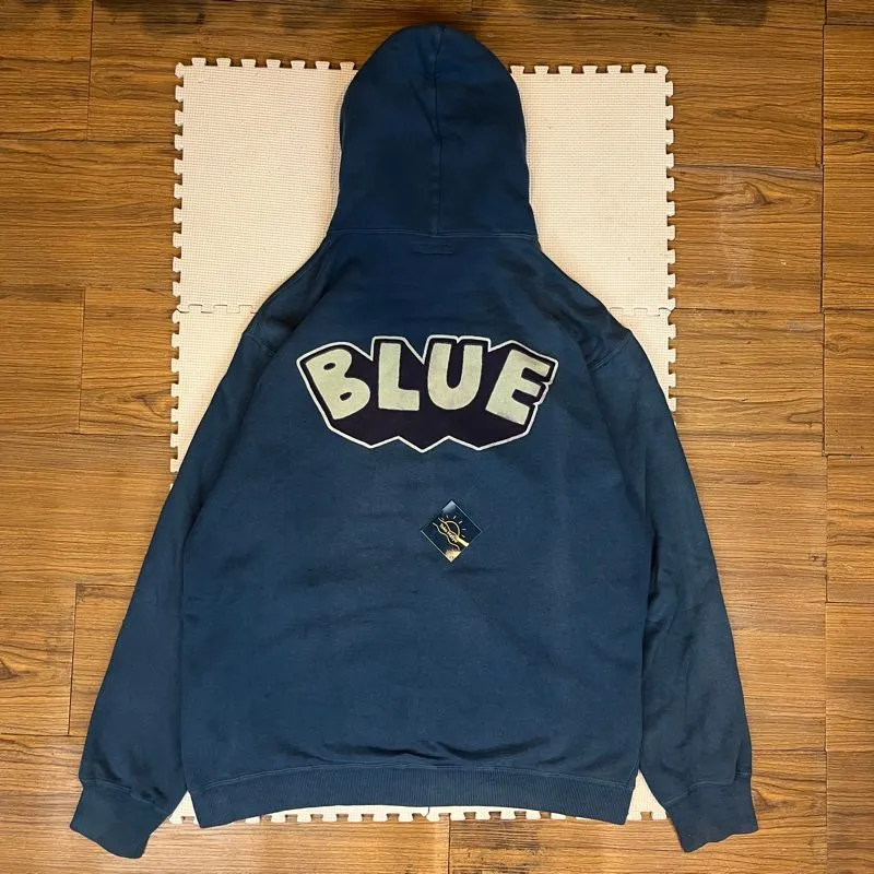 Blue Blue Japan Hoodie Zipper Center Logo photo 1