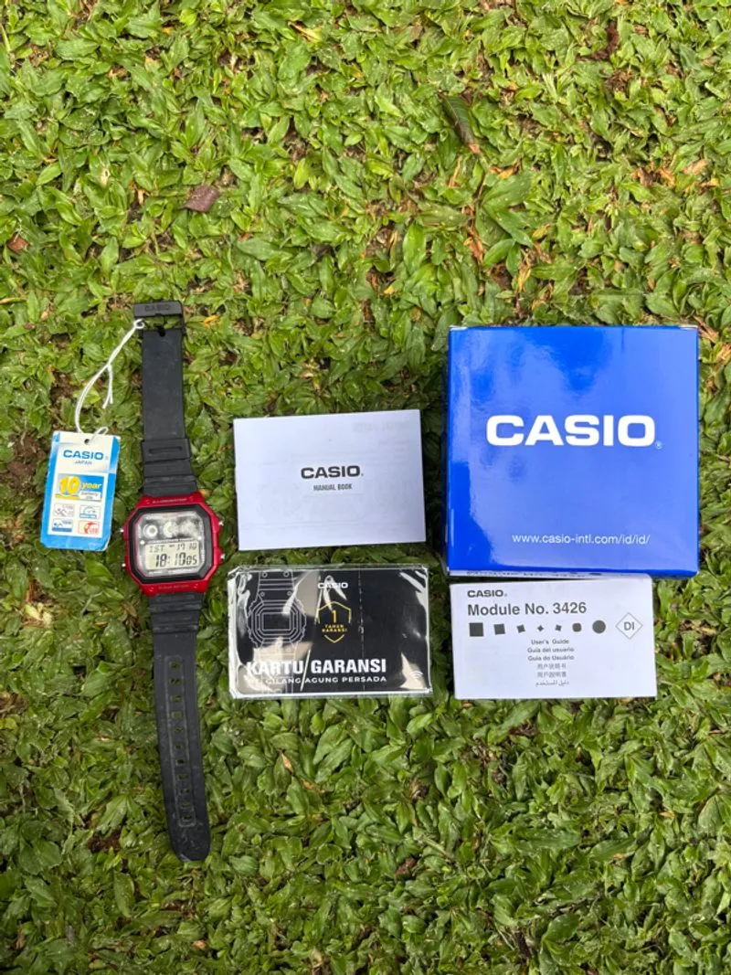 JAM CASIO AE-1300WH FULL SET BOX photo 1
