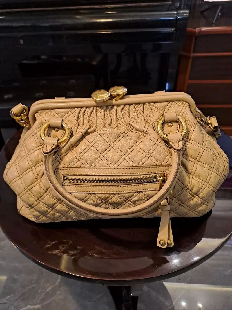 Marc Jacobs Vintage Luxury Handbag Wanita tan