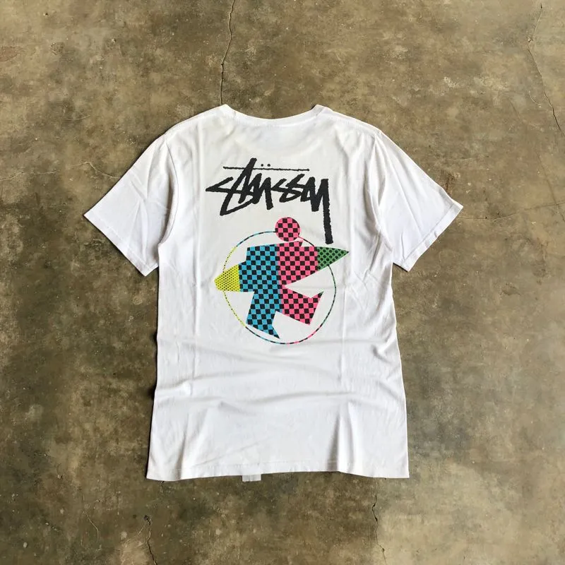 Stussy Surf Man Logo T-shirt White photo 1