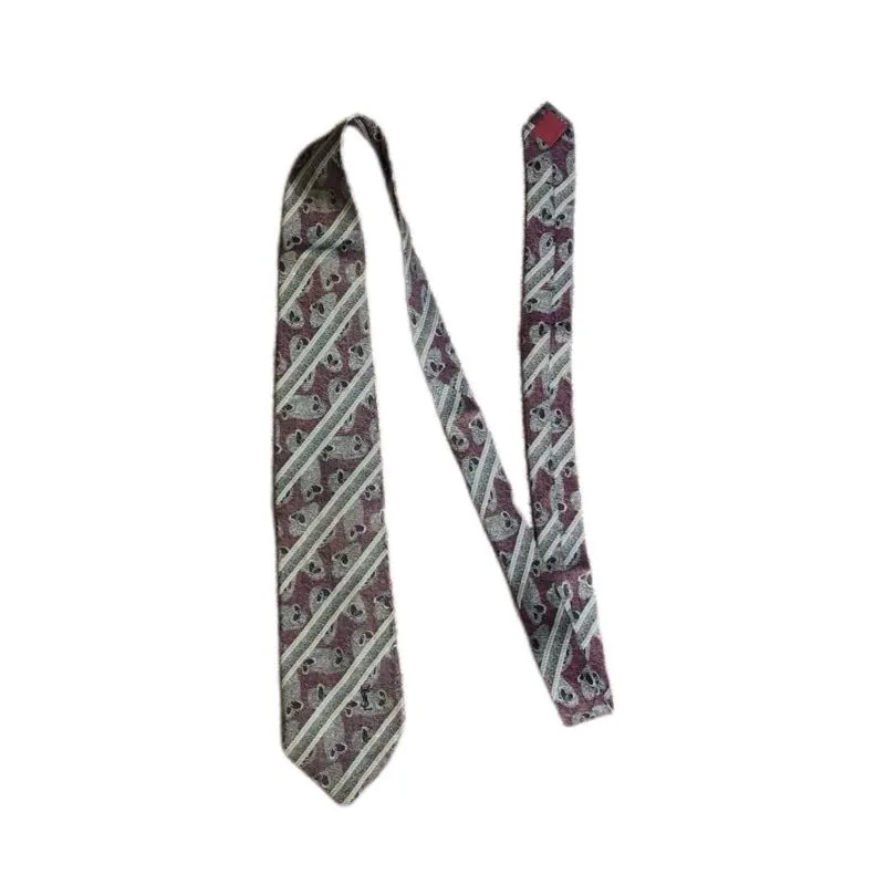 YSL Tie Pattern Dasi photo 1