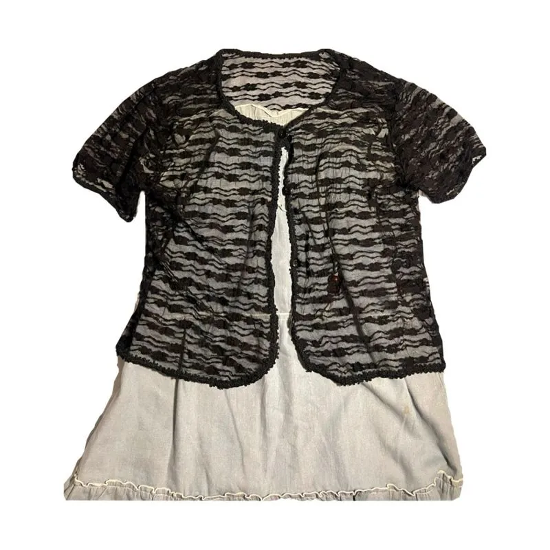 ˚ʚ one set blue dress with cardigan ɞ˚ photo 1