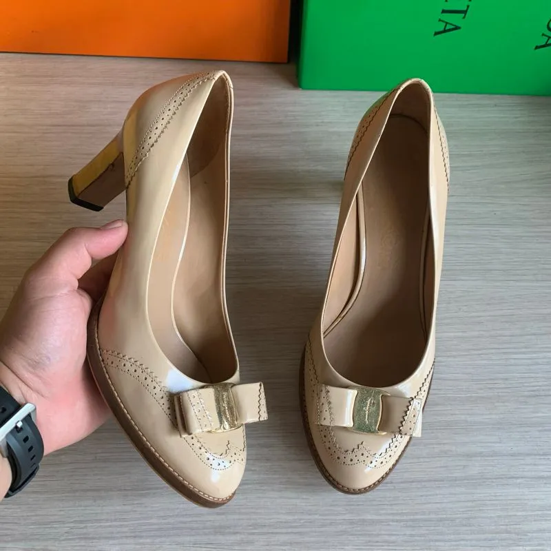 SALVATORE FERRAGAMO HEELS SIZE 9 1/2D EU41 photo 1