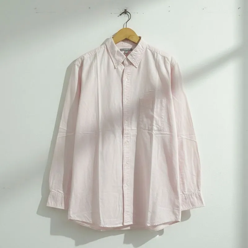 Kemeja Uniqlo Regular Fit Basic Casual White L/S photo 1
