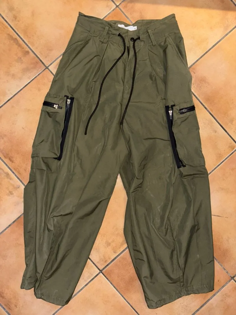 Kin Supplies - Big Foot Cargo Pants Olive Green photo 1