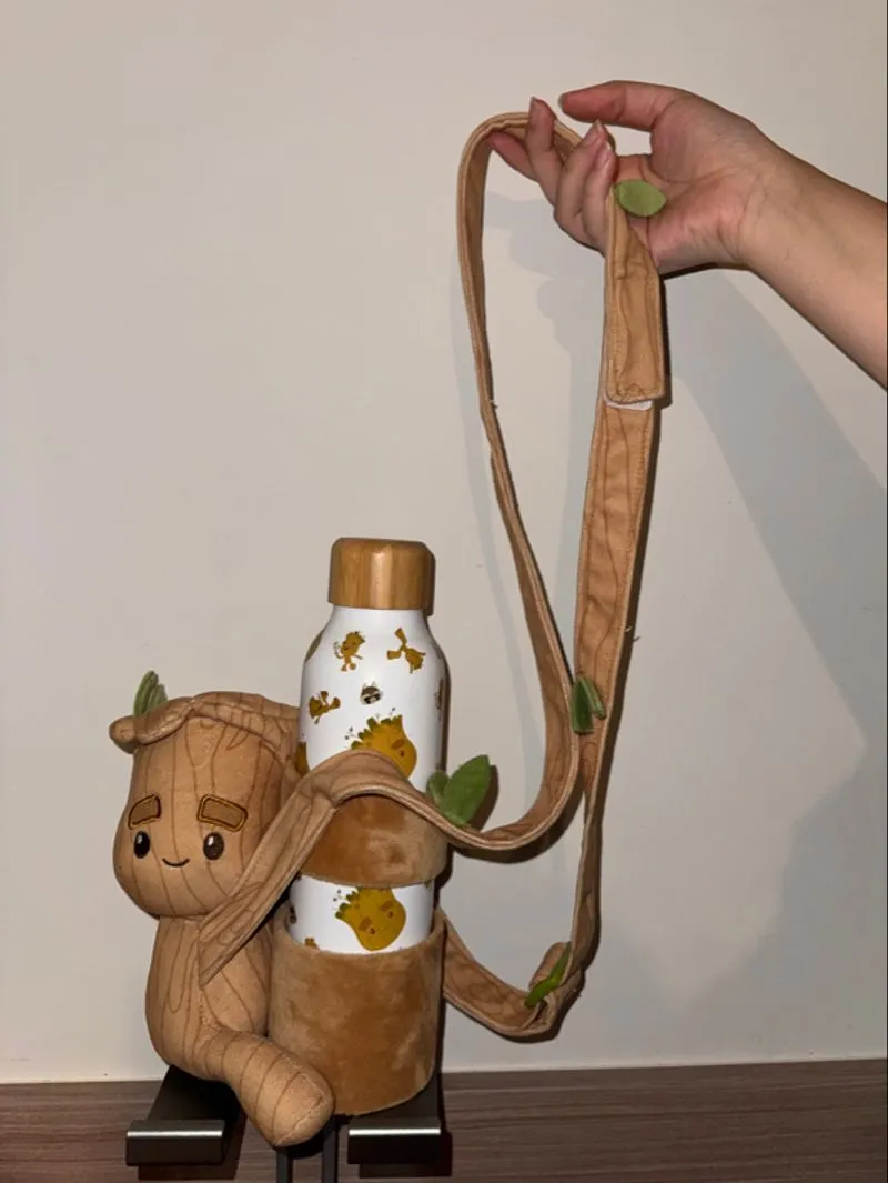 DISNEY PARKS GUARDIANS OF THE GALAXY GROOT WATER BOTTLE WITH photo 1