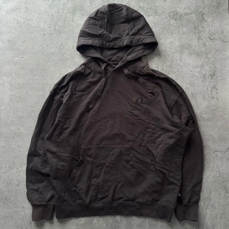 Dark coloured hoodie branded Evisu photo 1