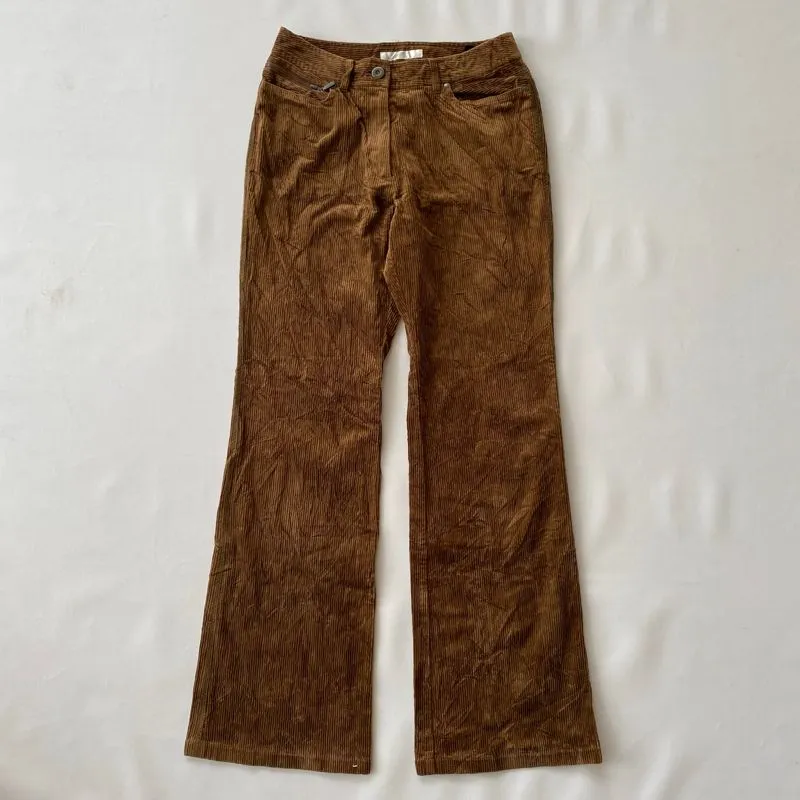 corduroy flared cutbray size 26-27 photo 1