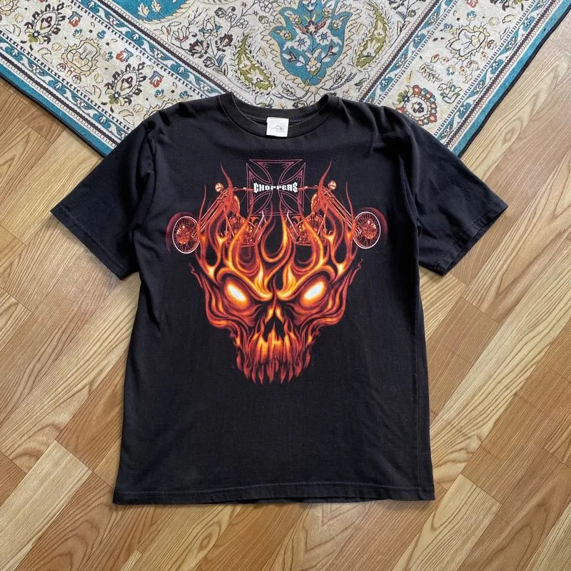 Vintage Streetwear T-shirt Pria black photo 1