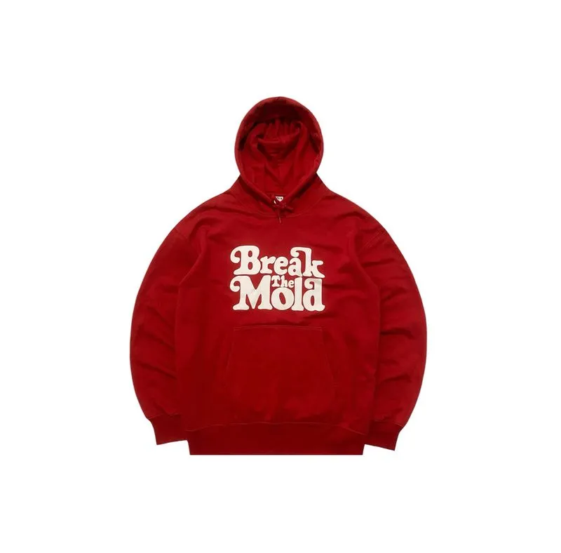 Uniqlo Minimalist Hoody Pria red photo 1