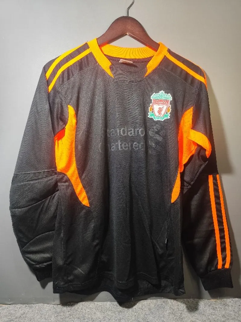 Jersey Klub Sepakbola Pria U.T.U Warna Hitam Orange CoolEver photo 1
