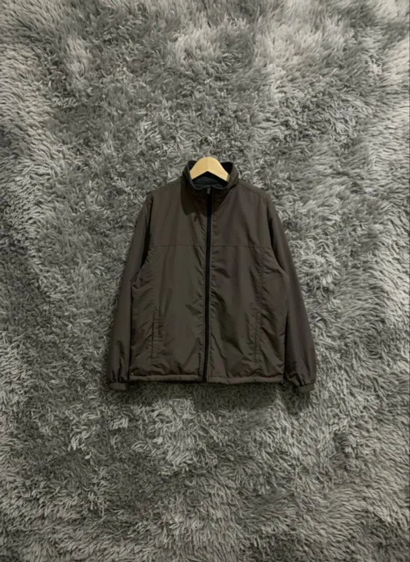 Uniqlo Reversible Jacket Brown Polar Grey - L photo 1