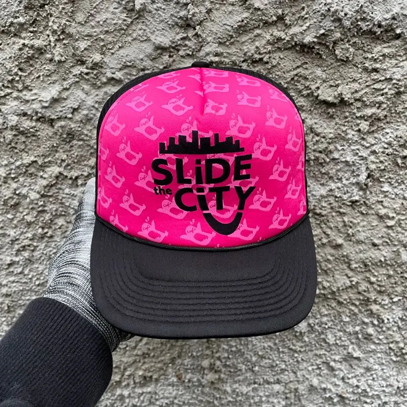 Topi Trucker Caps Slide City Unisex Pria Wanita photo 1