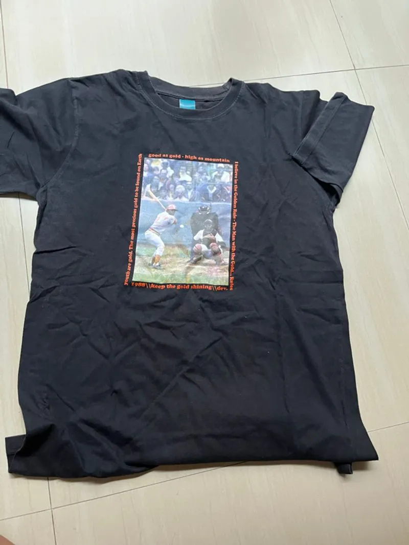 kaos baseball faded photo 1