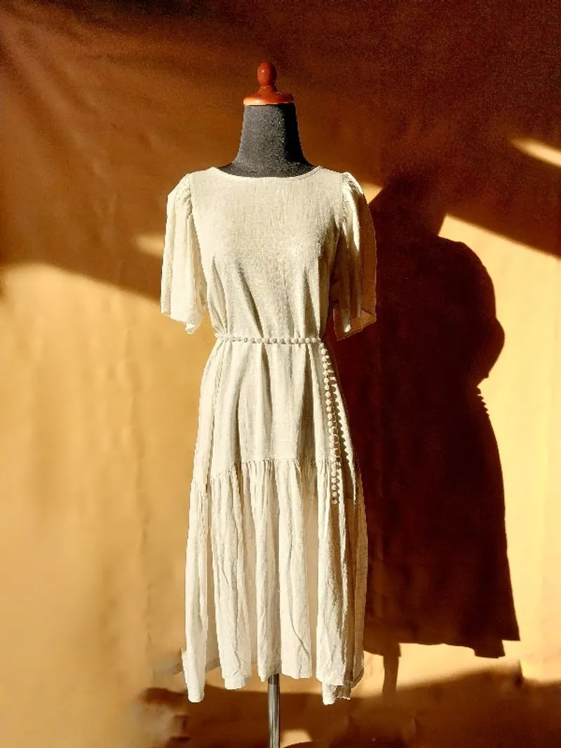WHITE DRESS Tunik / Midi dress photo 1