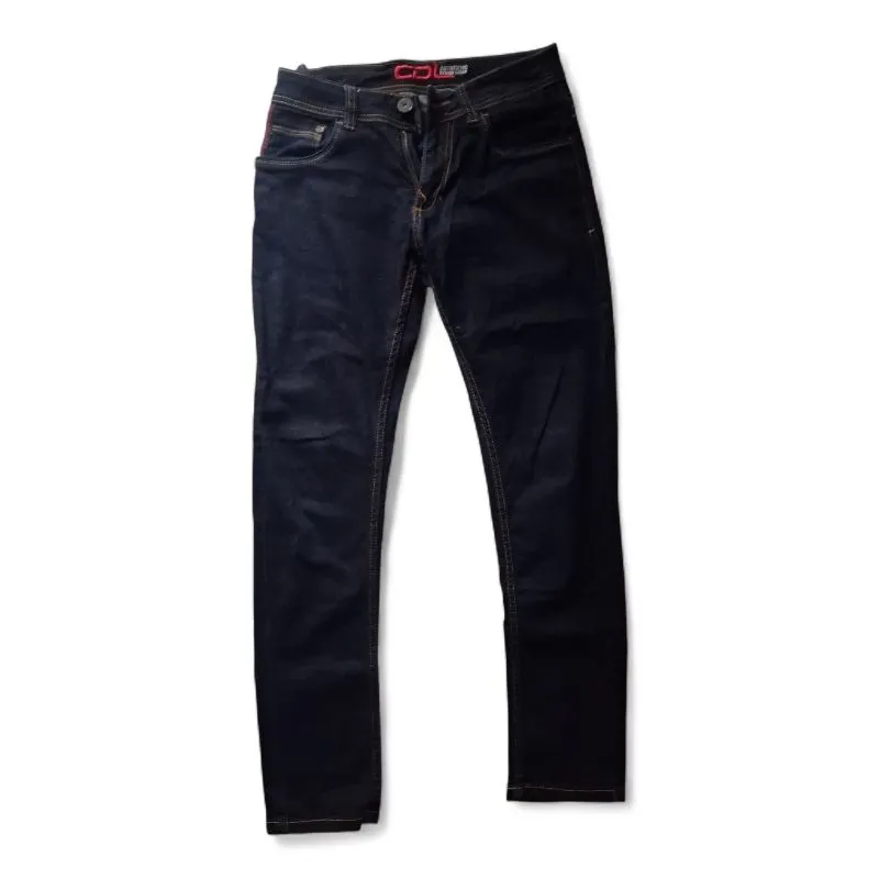 CDL Denim Straight Pants pria, celana panjang denim regular  photo 1