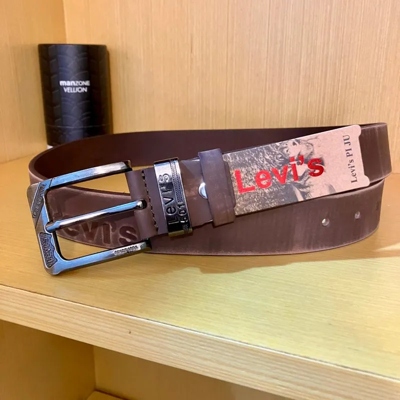 Sabuk / Ikat Pinggang Levis Vintage [ Kulit Asli ] photo 1