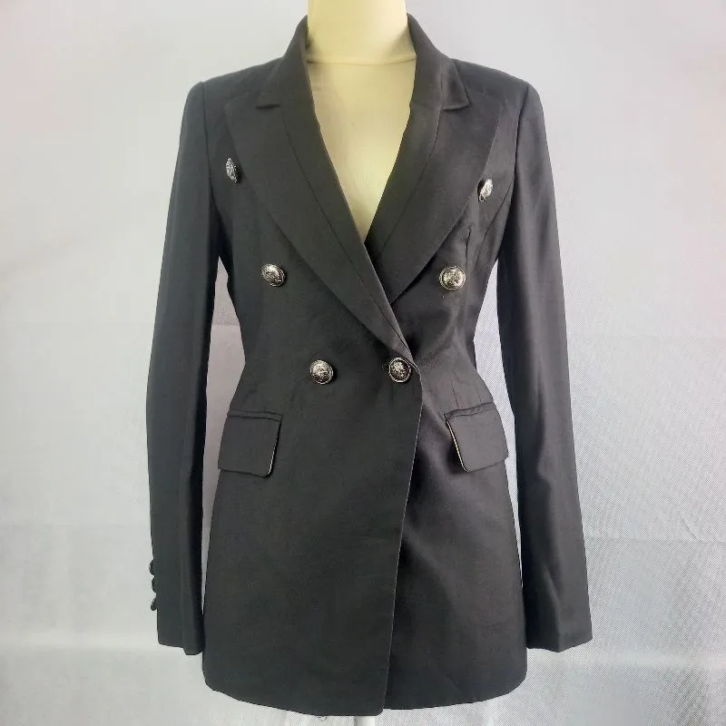ab plus - Blazer Plain Black  photo 1