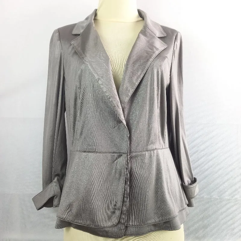 Blazer No Brand Plain Silver Grey photo 1
