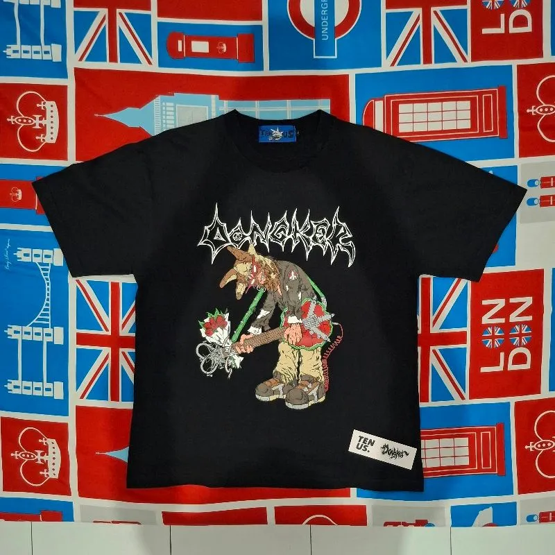 Tshirt DONGKER X TEN US Palestine Black Official Merch photo 1