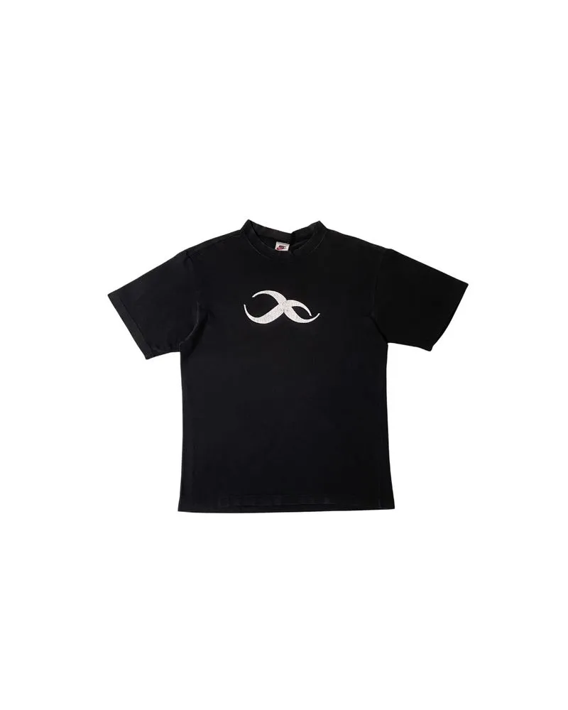 1990s Vintage Nike Center Logo Black Tee photo 1