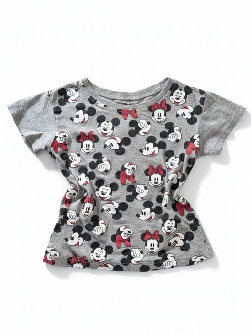 Y2k Mickey Mouse Baby Tee photo 1