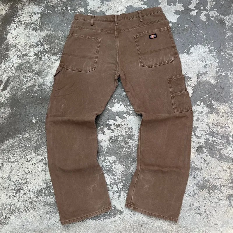 DICKIES CARPENTER DARK BROWN PANTS photo 1