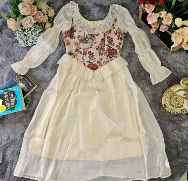 Marishka midi dress vintage classic style photo 1