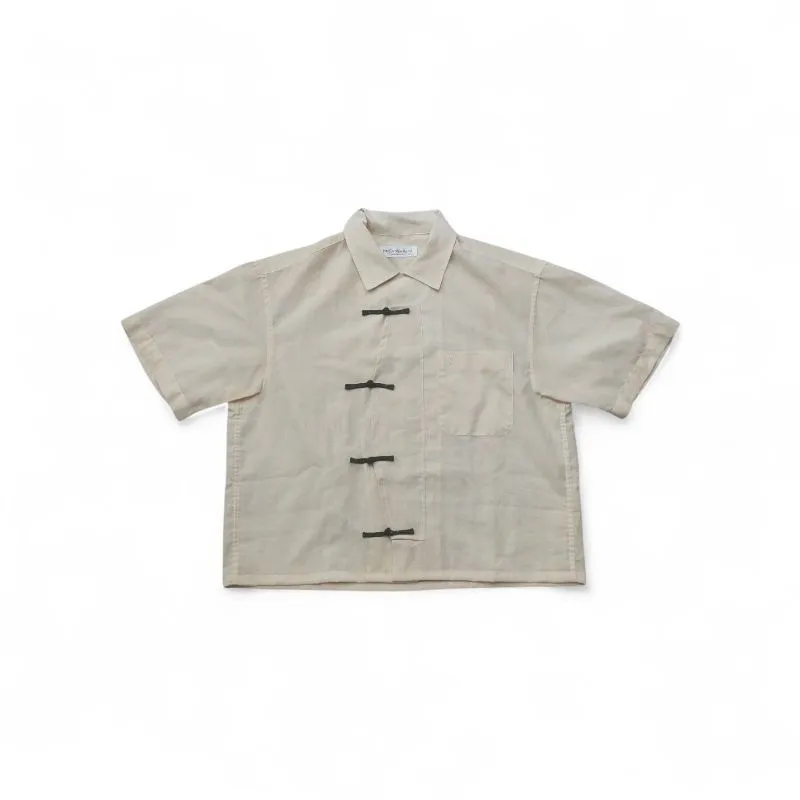 Yves Saint Laurent Reworked Cheongsam Chinese Boxy Shirt  photo 1