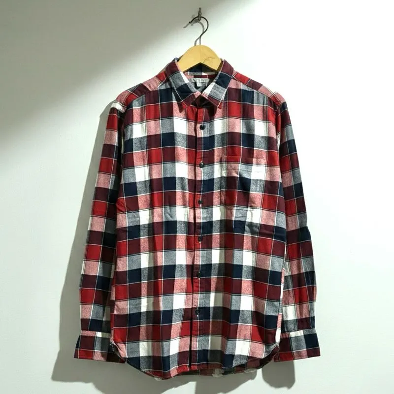 Kemeja Flannel Uniqlo Regular Fit Pocket Casual L/S photo 1